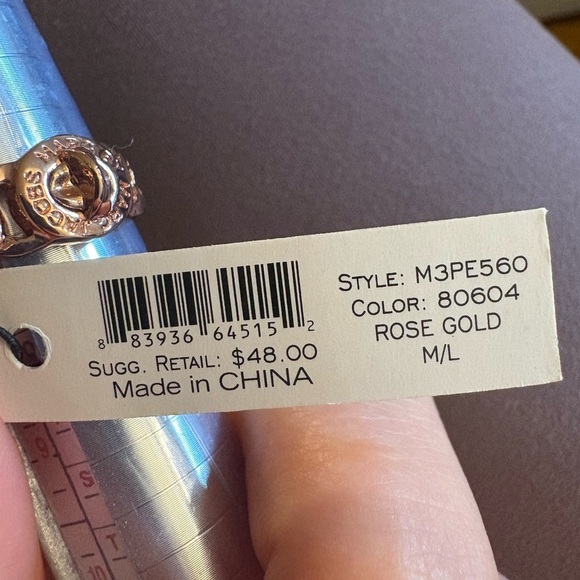 Marc by Marc Jacobs rose gold ring size 7.5 NWT - Picture 3 of 6